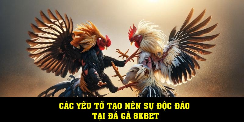 Các yếu tố tạo nên sự độc đáo tại đá gà 8KBET